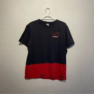 Disney Black and Red Mickey Mouse Kids Tee